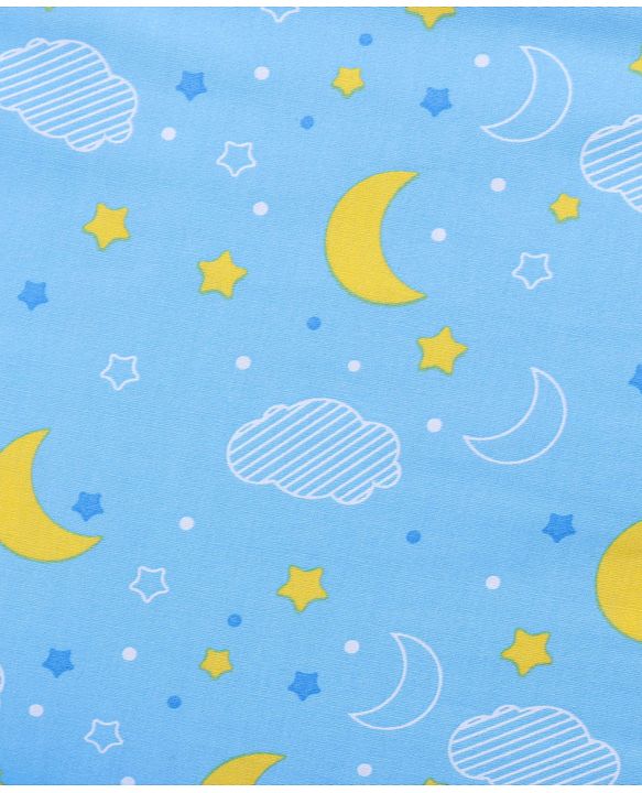 Babyhug Mosquito Mattress Set - Sky Blue