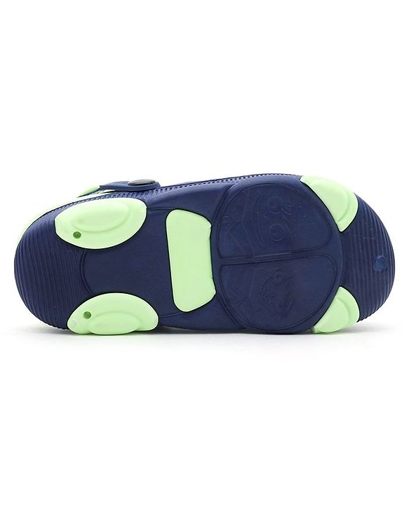Pine Kids Clogs Spaceship Patch - Blue