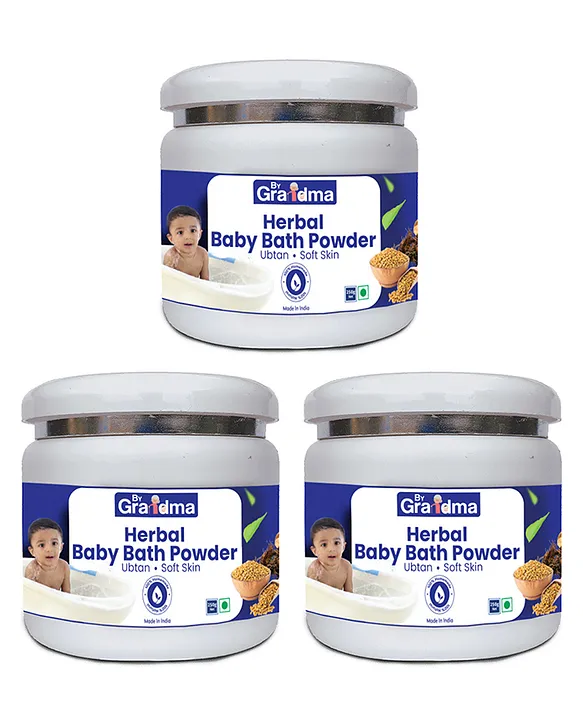 ByGrandma Herbal Baby Bath Powder Pack of 3 250 gm Each Online in