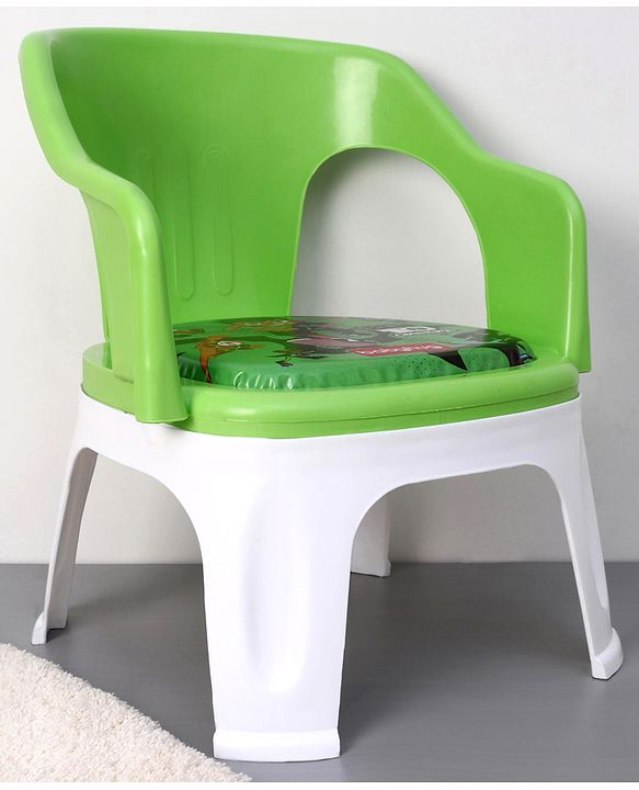 Babyhug Multipurpose Strong & Durable Chair With Handle- Green