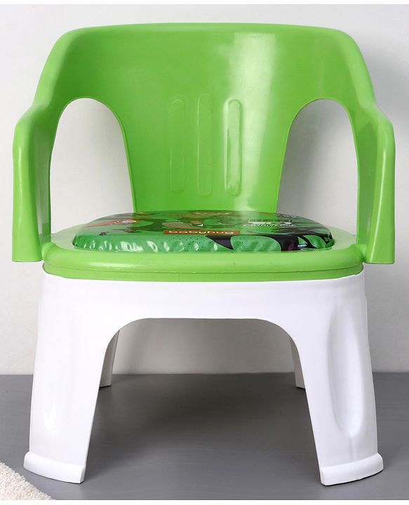 Babyhug Multipurpose Strong & Durable Chair With Handle- Green