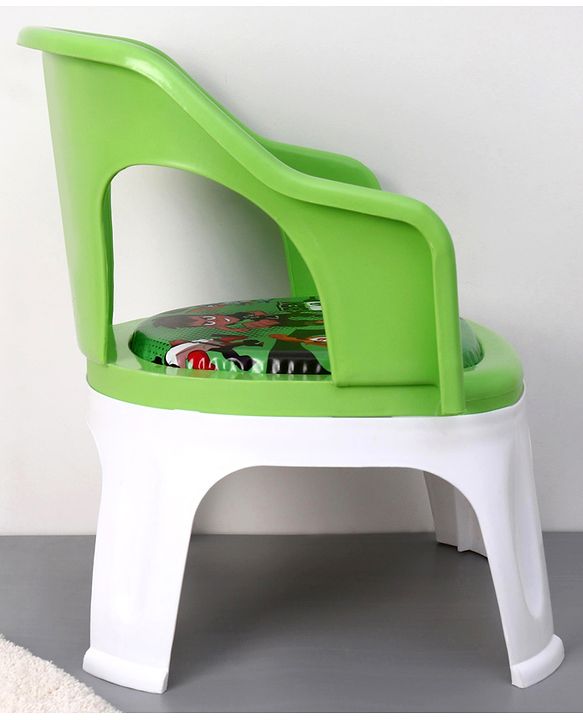 Babyhug Multipurpose Strong & Durable Chair With Handle- Green