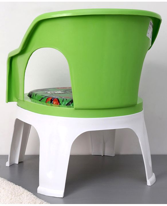 Babyhug Multipurpose Strong & Durable Chair With Handle- Green