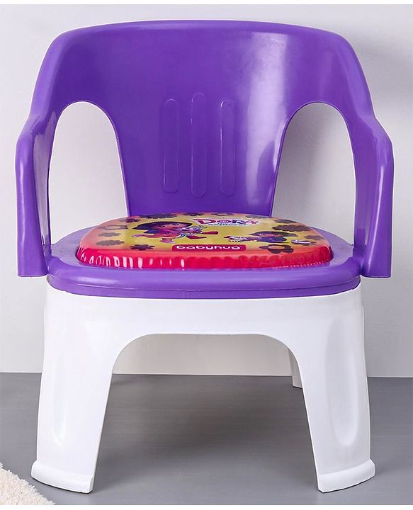Babyhug Multipurpose Strong & Durable Chair With Handle- Purple