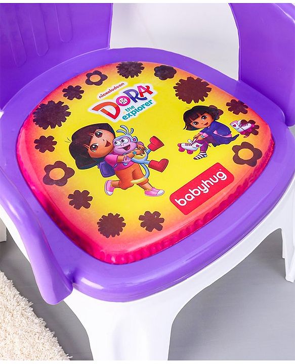 Babyhug Multipurpose Strong & Durable Chair With Handle- Purple