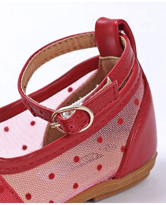 Cute Walk by Babyhug Embellished Bellies - Red