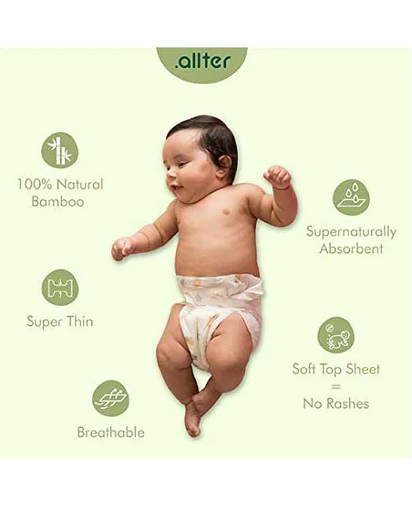 Allter hot sale bamboo diapers