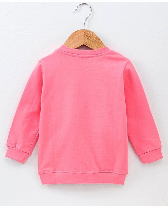 Babyhug Full Sleeves Sweatshirt Daisy Duck Graphic - Pink