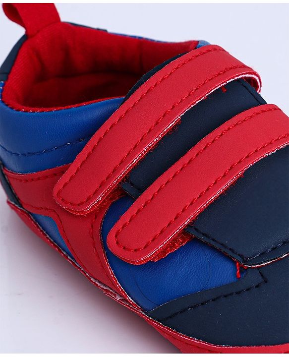 Cute Walk by Babyhug Shoes Style Booties - Red Blue