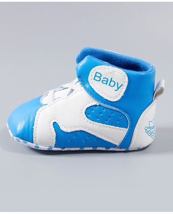 Cute Walk by Babyhug Booties - Blue