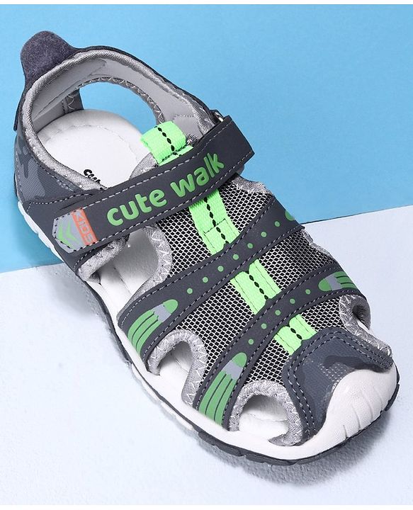 Cute Walk by Babyhug Sandals - Green
