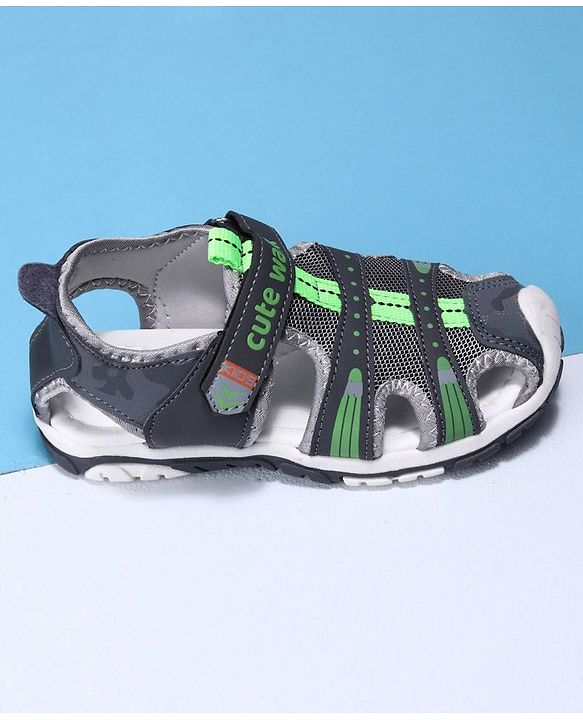 Cute Walk by Babyhug Sandals - Green