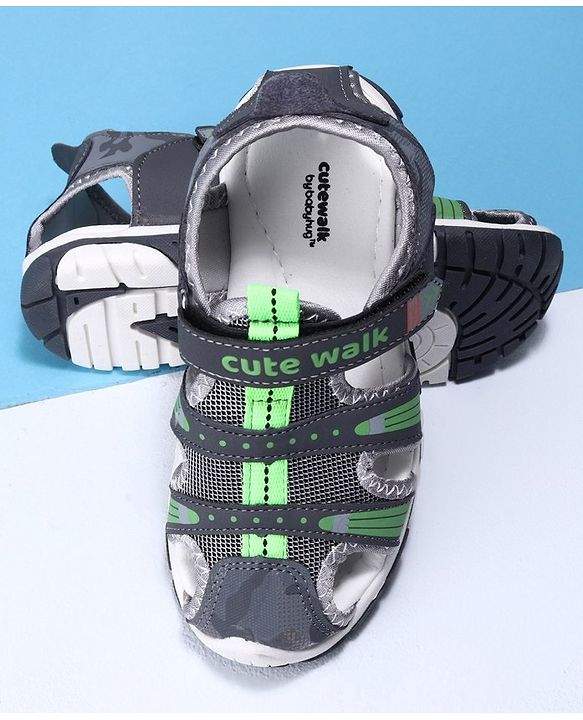 Cute Walk by Babyhug Sandals - Green