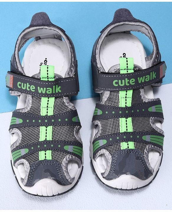 Cute Walk by Babyhug Sandals - Green