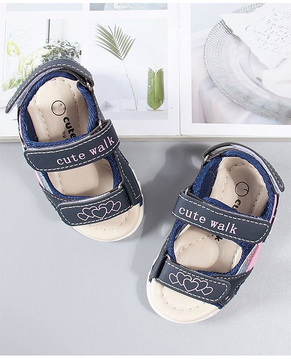 Cute Walk by Babyhug Sandals - Blue