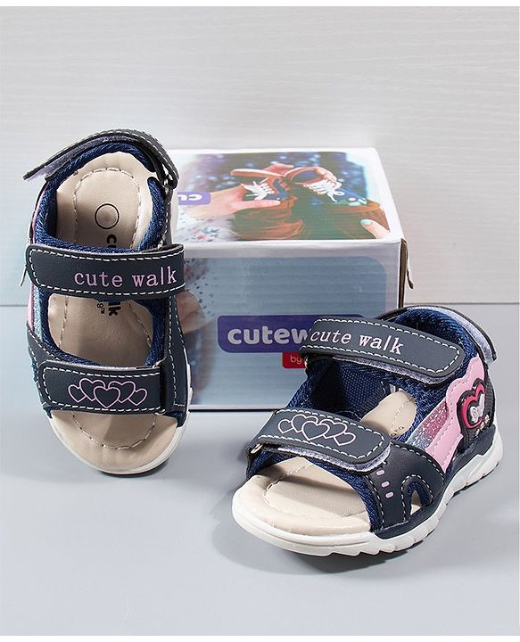 Cute Walk by Babyhug Sandals - Blue