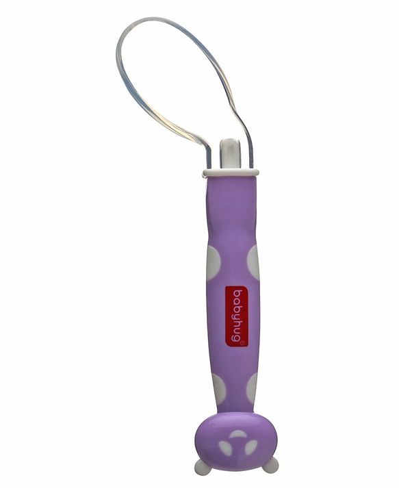 Babyhug Panda Silicone Tip Spoon Set of 2 - Purple
