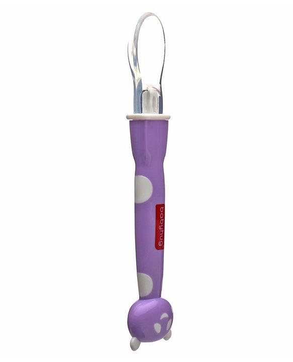 Babyhug Panda Silicone Tip Spoon Set of 2 - Purple