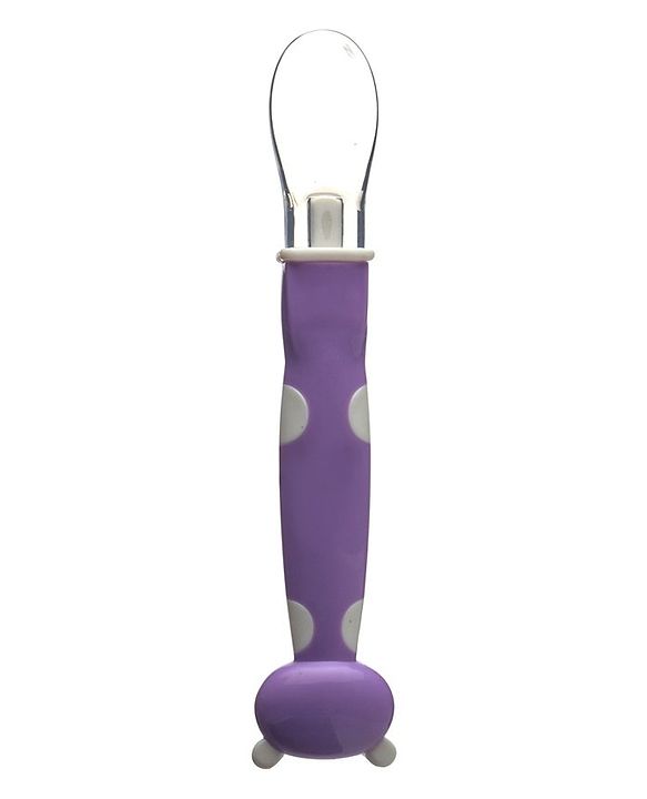 Babyhug Panda Silicone Tip Spoon Set of 2 - Purple
