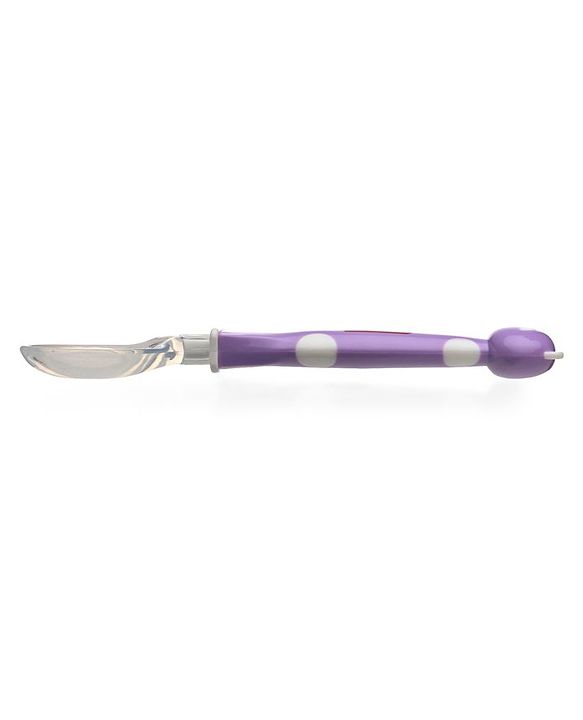 Babyhug Panda Silicone Tip Spoon Set of 2 - Purple