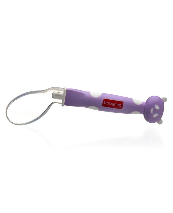 Babyhug Panda Silicone Tip Spoon Set of 2 - Purple