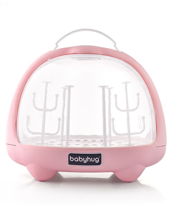 Babyhug Portable Drying Rack with Cover - Pink
