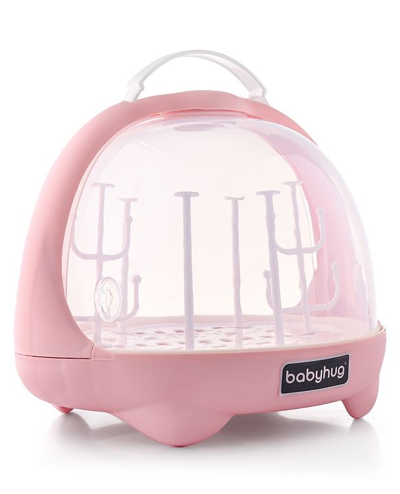 Babyhug Portable Drying Rack with Cover - Pink