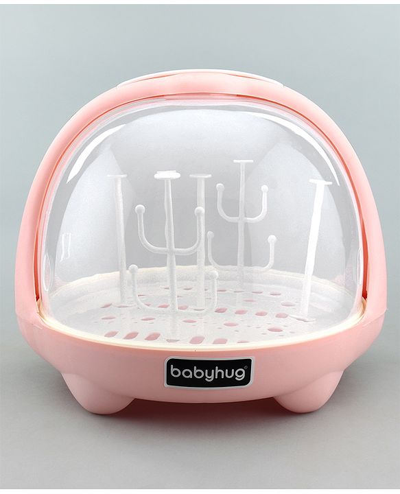 Babyhug Portable Drying Rack with Cover - Pink