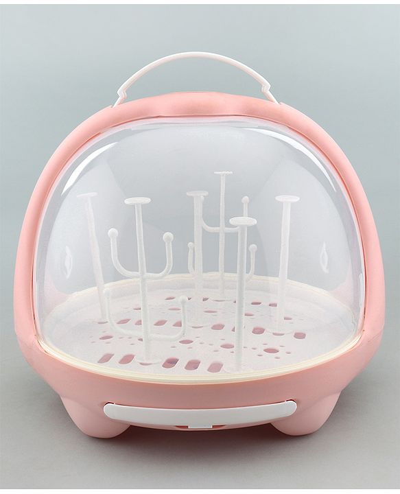 Babyhug Portable Drying Rack with Cover - Pink
