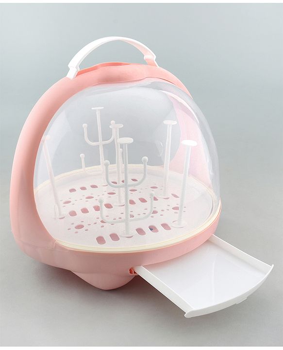 Babyhug Portable Drying Rack with Cover - Pink