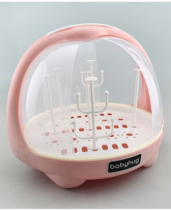 Babyhug Portable Drying Rack with Cover - Pink