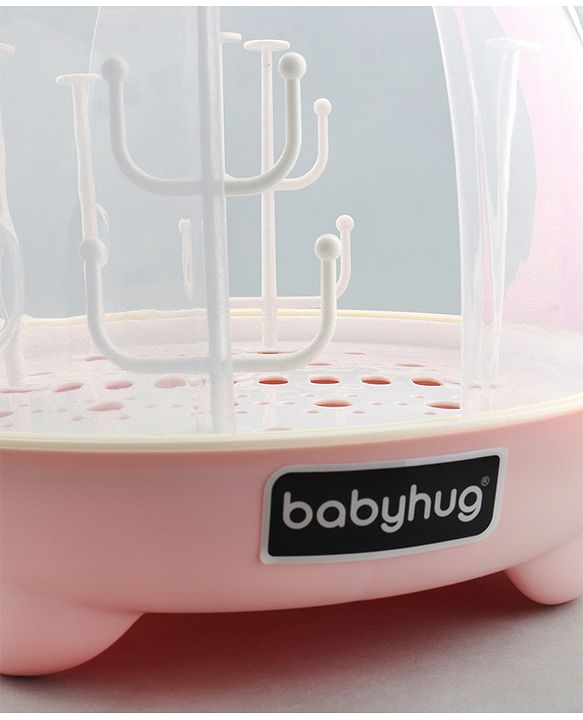 Babyhug Portable Drying Rack with Cover - Pink