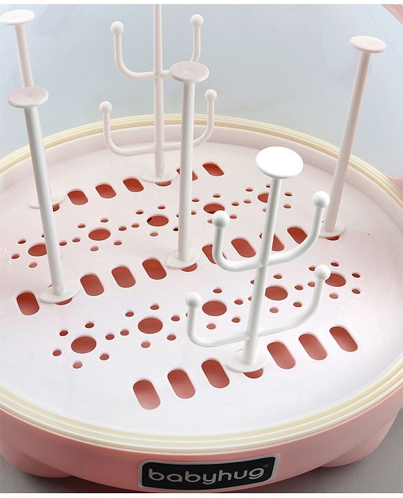 Babyhug Portable Drying Rack with Cover - Pink