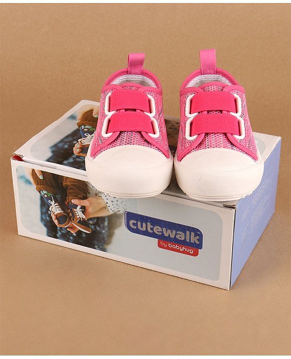 Cute Walk by Babyhug Casual Shoes - Pink