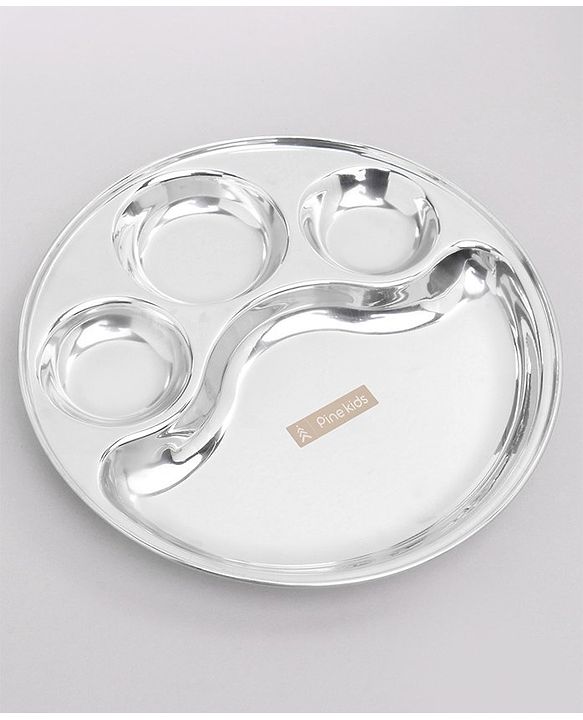 Pine Kids Steel 4 Sections Plate