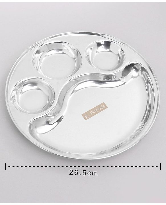 Pine Kids Steel 4 Sections Plate