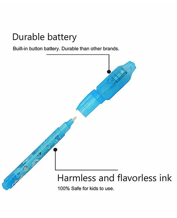 UV Spy Pen Invisible Ink Security Marker - Blue