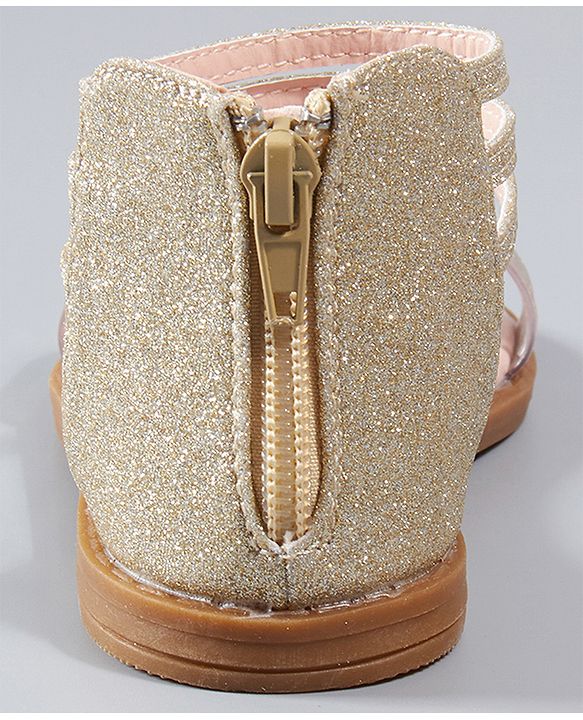 Cute Walk by Babyhug Shimmery Sandals - Silver