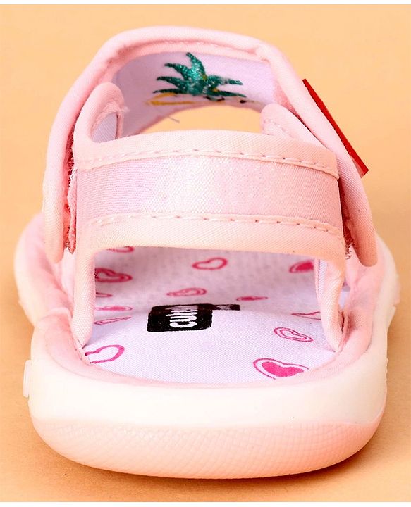 Cute Walk by Babyhug Sandals Pineapple Patch - Pink