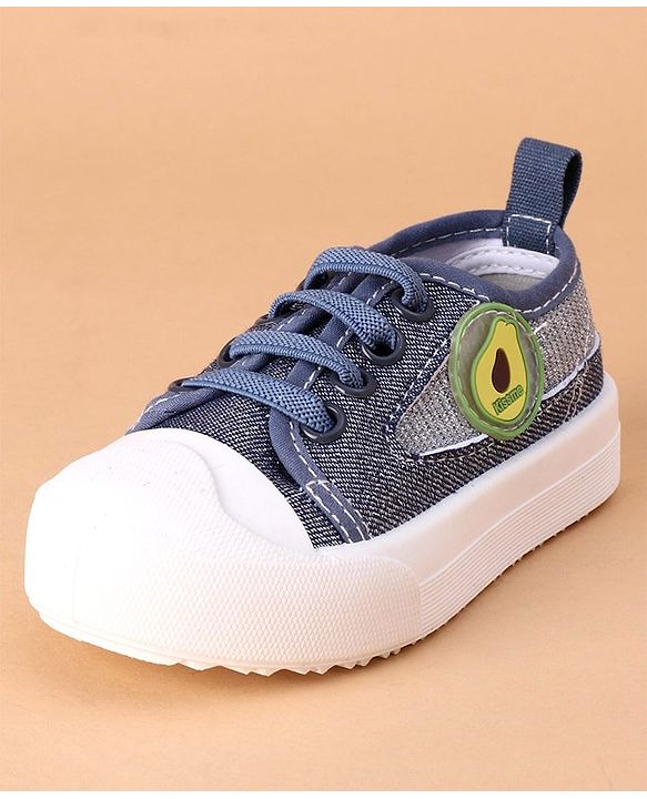 Cute Walk by Babyhug Casual Shoes Carrot Applique - Blue