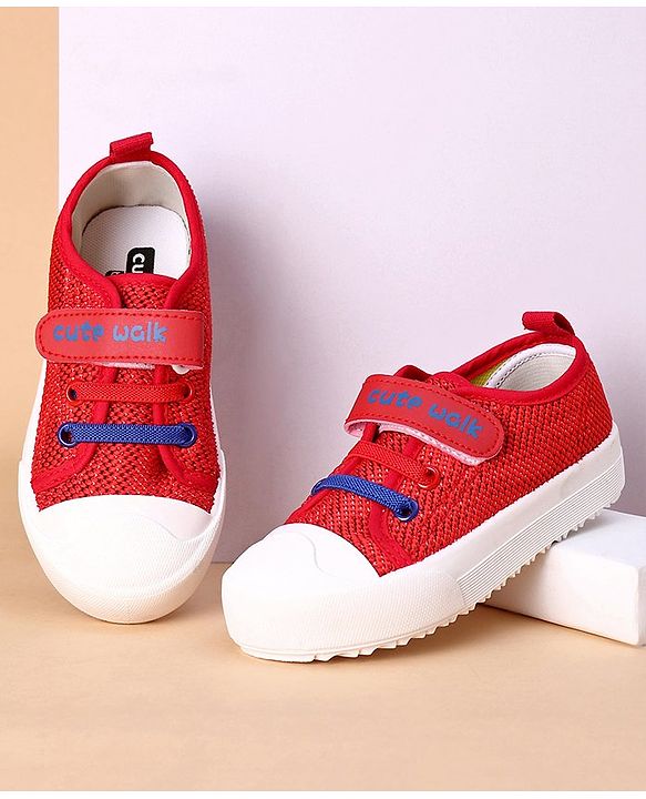 Cute Walk by Babyhug Casual Shoes - Red