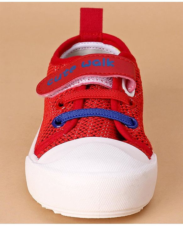 Cute Walk by Babyhug Casual Shoes - Red