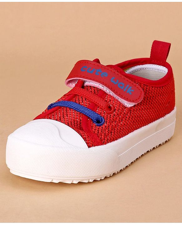 Cute Walk by Babyhug Casual Shoes - Red