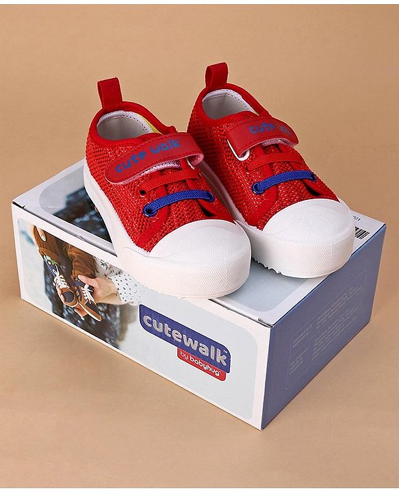 Cute Walk by Babyhug Casual Shoes - Red
