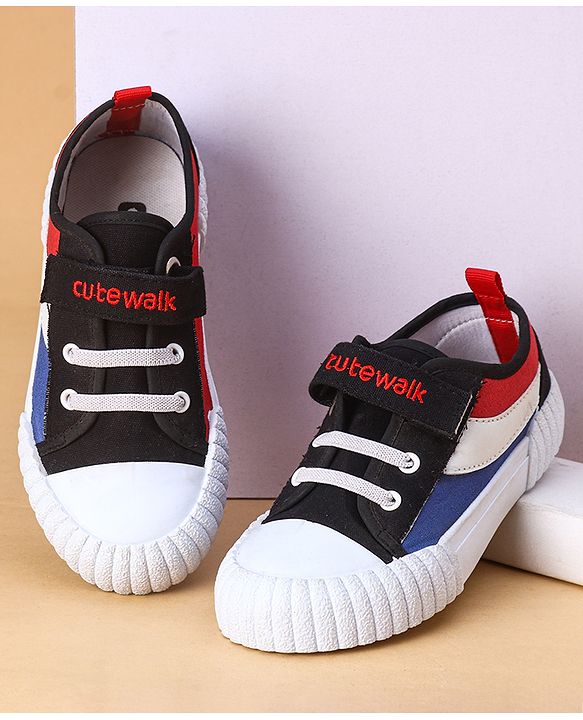 Cute Walk by Babyhug Casual Shoes - Black