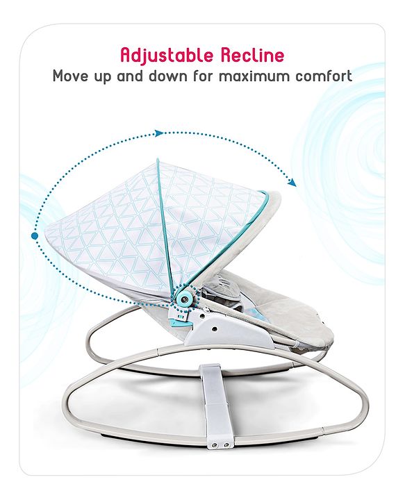 Babyhug Battery Operated Rocker With Canopy & Plush Fabric - Grey Suggested Name: Babyhug Battery Operated Rocker With Canopy & Plush Fabric - Grey | Safe | Sturdy | Smooth Motion | Bug Protection |Adjustable | Lightweight |