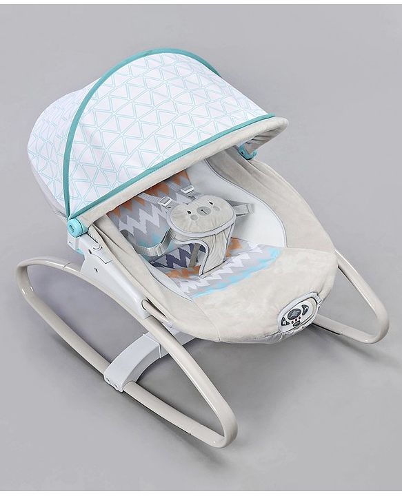 Babyhug Battery Operated Rocker With Canopy & Plush Fabric - Grey Suggested Name: Babyhug Battery Operated Rocker With Canopy & Plush Fabric - Grey | Safe | Sturdy | Smooth Motion | Bug Protection |Adjustable | Lightweight |