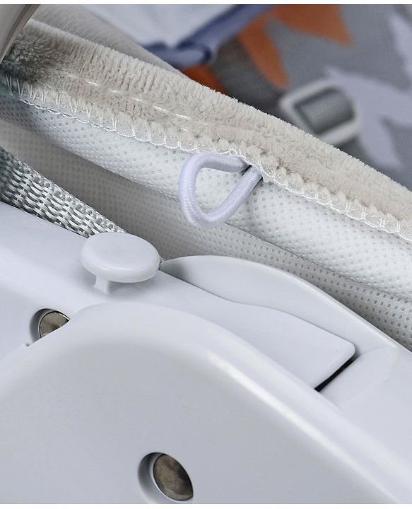 Babyhug Battery Operated Rocker With Canopy & Plush Fabric - Grey Suggested Name: Babyhug Battery Operated Rocker With Canopy & Plush Fabric - Grey | Safe | Sturdy | Smooth Motion | Bug Protection |Adjustable | Lightweight |