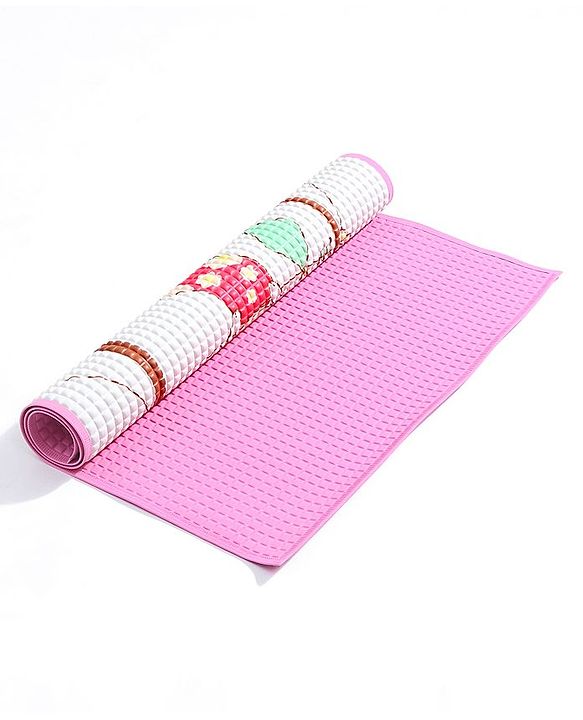 Babyhug Multipurpose Air Filled Waterproof Mat Dino Print - White