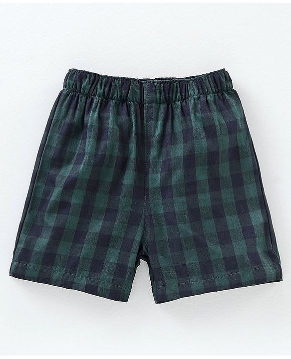 Babyhug 100% Cotton Boxers Pack of 2 - Navy Red